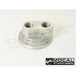 Płytka poboru oleju Mocal 20mm wyjścia na przewody 1/2 BSP (top ports)