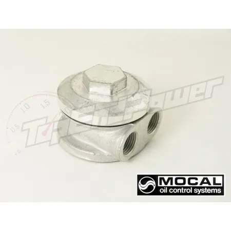 Płytka poboru oleju Mocal 13/16 UNF wyjścia na przewody 1/2 BSP (side ports)