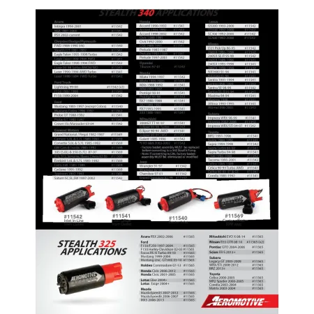 Pompa paliwa Aeromotive 325 lph Stealth (P/N 11165)