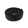 Przewód paliwowy gumowy czarny w nylonowym oplocie AN6