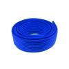 Przewód paliwowy gumowy niebieski w nylonowym oplocie AN4