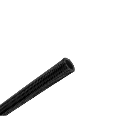 Przewód paliwowy gumowy czarny w nylonowym oplocie 19mm