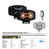 Lampa robocza halogen Led Dark Knight Insane IOD Performance