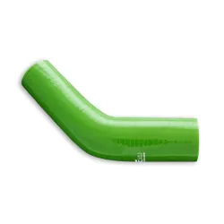 Silikonowe kolanko redukcyjne 45' 57/76mm Zielony