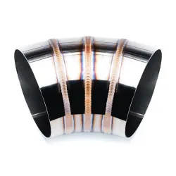 Spawane kolanko nierdzewne 45' 76mm welding porn