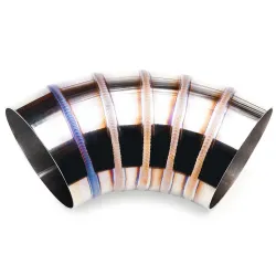 Spawane kolanko nierdzewne 67' 54mm welding porn