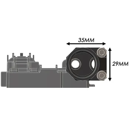 Split-Flow Flex Fuel Sensor Adapter Radium Engineering