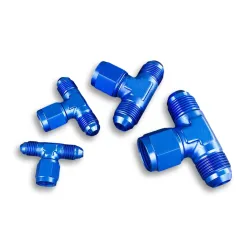 Trójnik męski/żeński/męski AN6/AN6/AN6 Niebieski