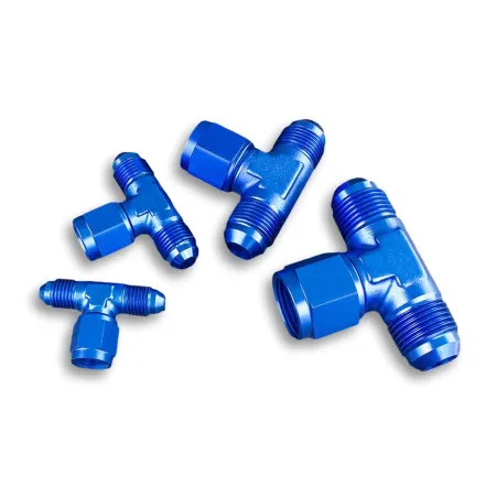 Trójnik męski/żeński/męski AN4/AN4/AN4 Niebieski