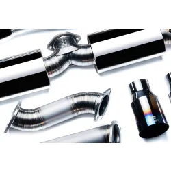 Tytanowy układ wydechowy Mitsubishi Lancer Evo X Catback Vogler Racing