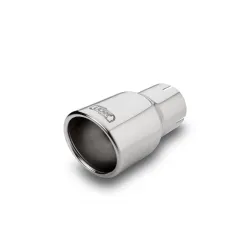 Uniwersalna końcówka tłumika okrągła 90mm długość 190mm średnica montażowa 50mm