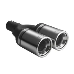 Uniwersalna końcówka tłumika okrągła 80mm długość 160mm średnica montażowa 45mm