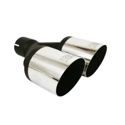 Uniwersalna końcówka tłumika okrągła 100mm długość 200mm średnica montażowa 50mm