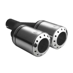 Uniwersalna końcówka tłumika okrągła 100mm długość 230mm średnica montażowa 55mm