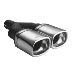 Uniwersalna końcówka tłumika prostokątna 100×75mm dł. 260mm