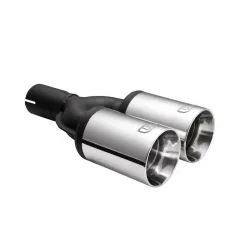 Uniwersalna końcówka tłumika okrągła 80mm długość 200mm średnica montażowa 45mm