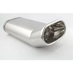 Uniwersalna końcówka tłumika owalna 145×75mm długość 280mm