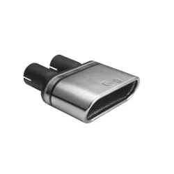 Uniwersalna końcówka tłumika owalna 167×60mm długość 120mm średnica montażowa 50mm