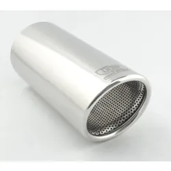 Uniwersalna końcówka tłumika okrągła 90mm długość 200mm