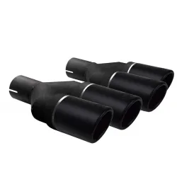 Uniwersalna końcówka tłumika okrągła 70mm długość 200/180mm średnica montażowa 50mm