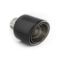 Uniwersalna końcówka tłumika okrągła 100mm długość 160mm średnica montażowa 50mm