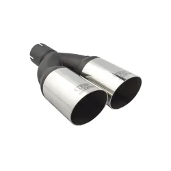 Uniwersalna końcówka tłumika okrągła 76mm długość 230mm średnica montażowa 60mm