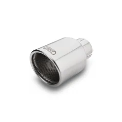 Uniwersalna końcówka tłumika okrągła 100mm długość 120mm średnica montażowa 60mm