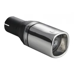 Uniwersalna końcówka tłumika prostokątna 73×73mm dł. 80mm