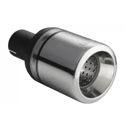 Uniwersalna końcówka tłumika okrągła 100mm długość 120mm średnica montażowa 55mm