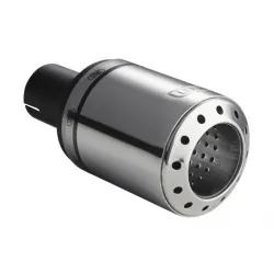 Uniwersalna końcówka tłumika okrągła 100mm długość 120mm średnica montażowa 60mm