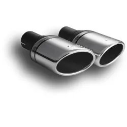 Uniwersalna końcówka tłumika owalna 95×65mm długość 120mm średnica montażowa 60mm