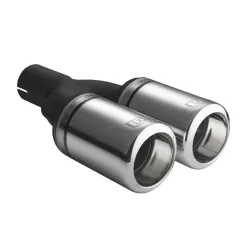 Uniwersalna końcówka tłumika okrągła 80mm długość 200mm średnica montażowa 60mm