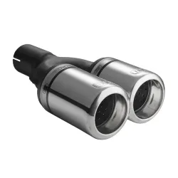 Uniwersalna końcówka tłumika okrągła 80mm długość 200/180mm średnica montażowa 60mm