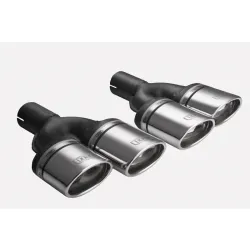 Uniwersalna końcówka tłumika owalna 95×65mm długość 200mm średnica montażowa 55mm