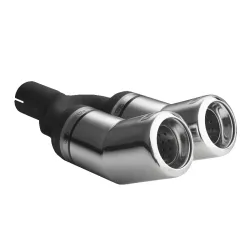 Uniwersalna końcówka tłumika okrągła 80mm długość 260mm średnica montażowa 55mm