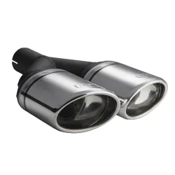 Uniwersalna końcówka tłumika owalna 120×80mm długość 250mm średnica montażowa 55mm