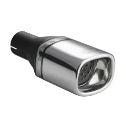 Uniwersalna końcówka tłumika prostokątna 100×75mm dł. 120mm