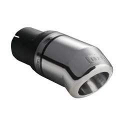 Uniwersalna końcówka tłumika okrągła 80mm długość 120mm średnica montażowa 50mm