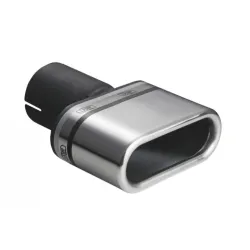 Uniwersalna końcówka tłumika owalna 110×45mm dł. 80mm