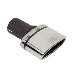 Uniwersalna końcówka tłumika owalna długość 90mm średnica montażowa 50mm