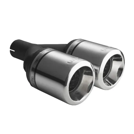 Uniwersalna końcówka tłumika okrągła 100mm długość 230mm średnica montażowa 50mm