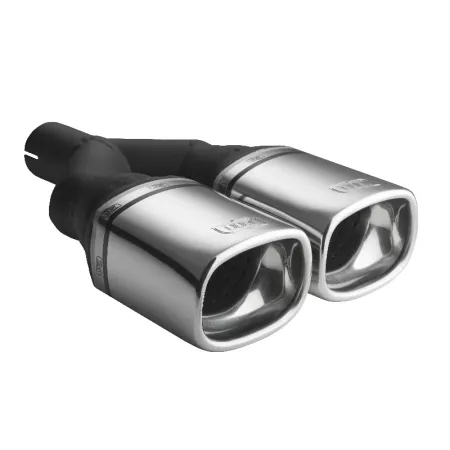 Uniwersalna końcówka tłumika prostokątna 100×75mm dł. 260mm