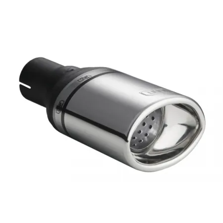 Uniwersalna końcówka tłumika owalna 120×80mm długość 120mm średnica montażowa 60mm