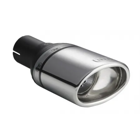 Uniwersalna końcówka tłumika owalna 120×80mm długość 120mm średnica montażowa 55mm