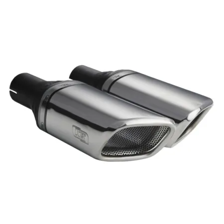 Uniwersalna końcówka tłumika prostokątna 105×80mm długość 200mm średnica montażowa 60mm