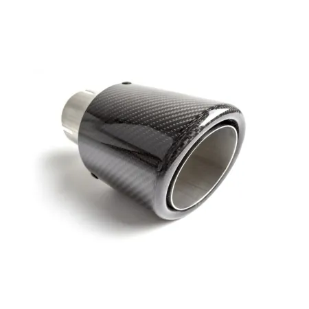 Uniwersalna końcówka tłumika okrągła 90mm długość 160mm średnica montażowa 65mm