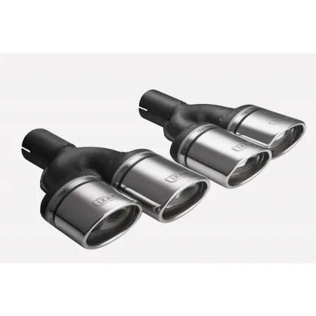 Uniwersalna końcówka tłumika owalna 95×65mm długość 200mm średnica montażowa 50mm