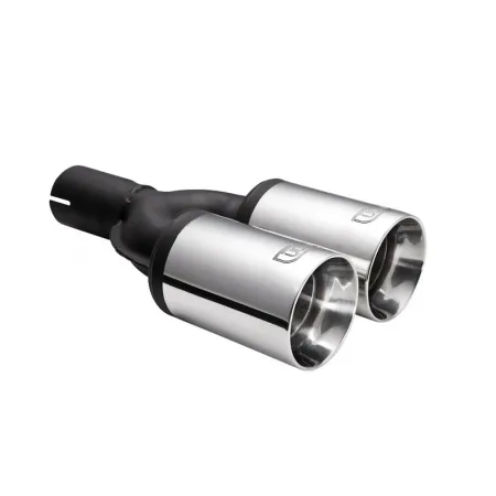 Uniwersalna końcówka tłumika okrągła 80mm długość 200mm średnica montażowa 50mm