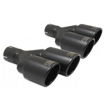 Uniwersalna końcówka tłumika okrągła 100mm długość 200/180mm średnica montażowa 55mm