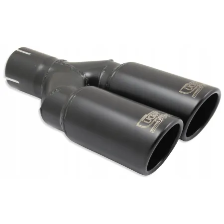 Uniwersalna końcówka tłumika okrągła 70mm długość 200/180mm średnica montażowa 55mm